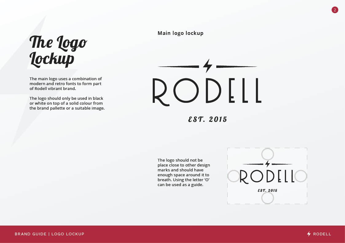 Brand guide for logo design