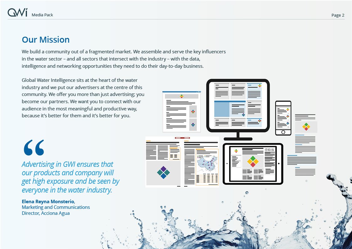 GWi Media Pack page design