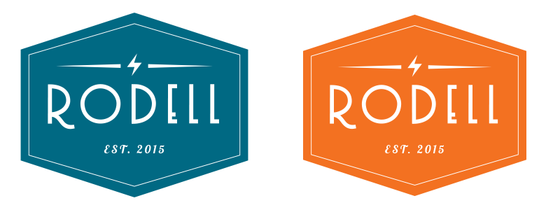 Rodel logo design badges